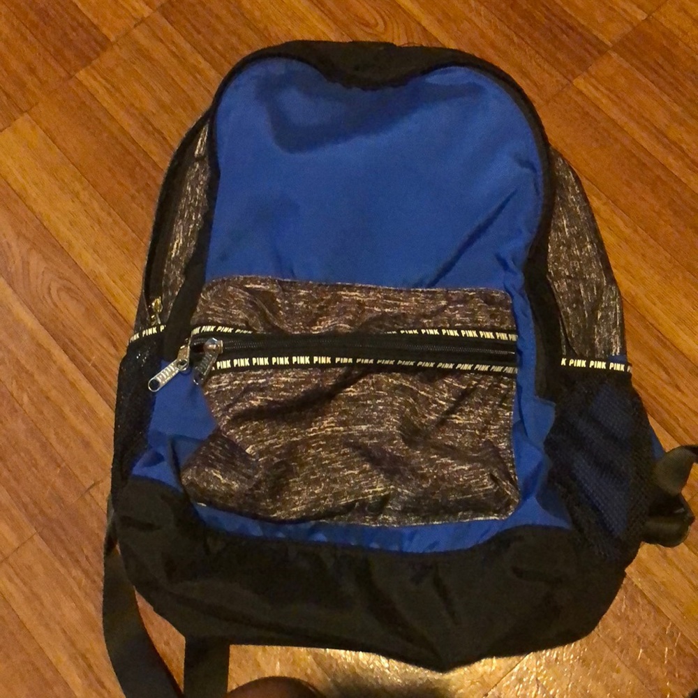 Black and blue VS backbag